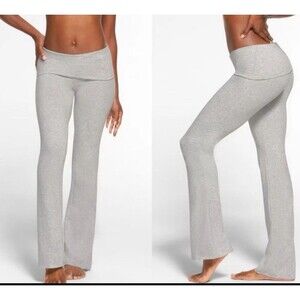 New Skims Cotton Jersey Foldover Pant Cranberry Size Xl